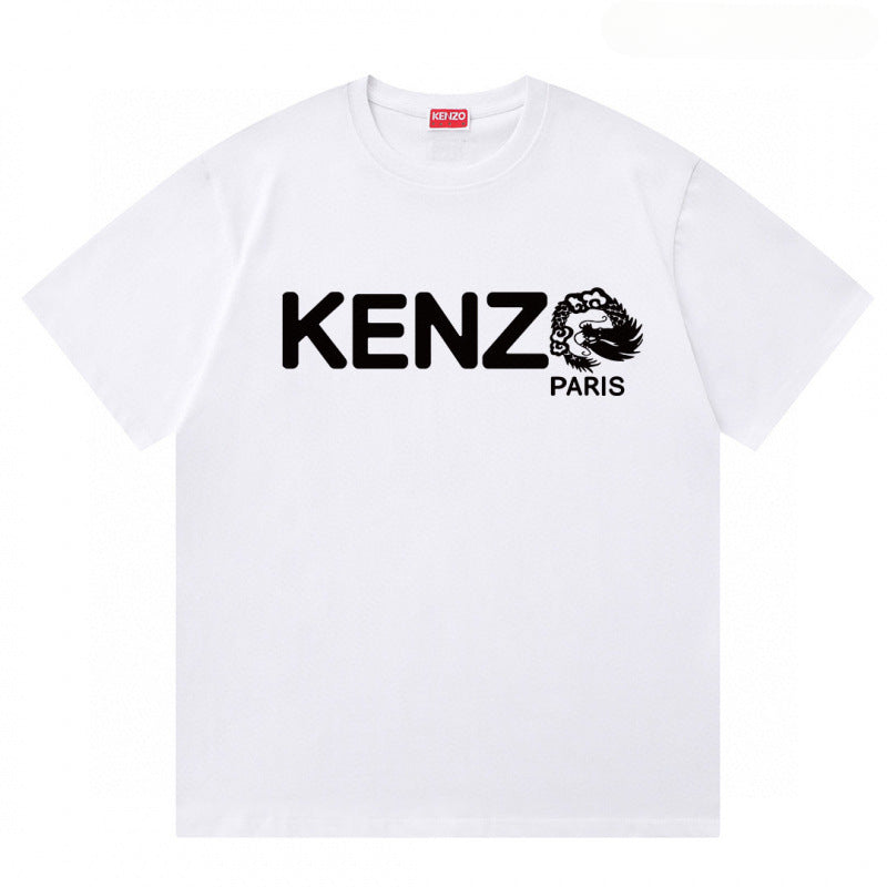 KENZO T Shirt Summer Tiger Head Casual