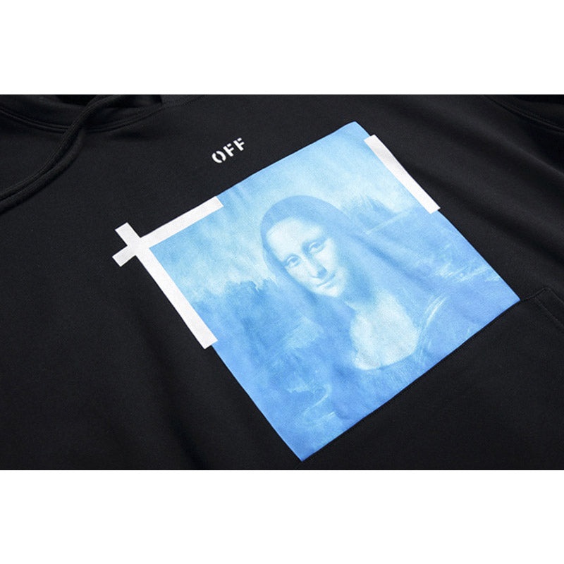 off White Hoodie Autumn and Winter Ow Printed Hoodie Bottoming Shirt