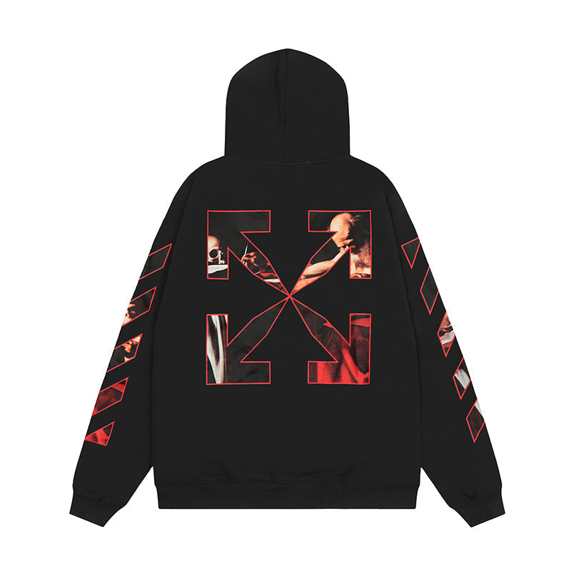 OFF WHITE Hoodie Trendy Street Style Personalized Cotton