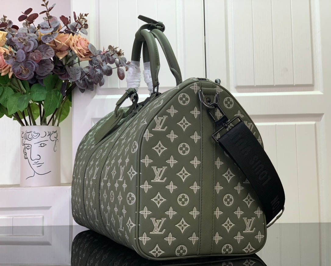 ＬＳ ＶＴＴＯＮ KEEPALL BANDOULIÈRE 50 GREEN OLIVE