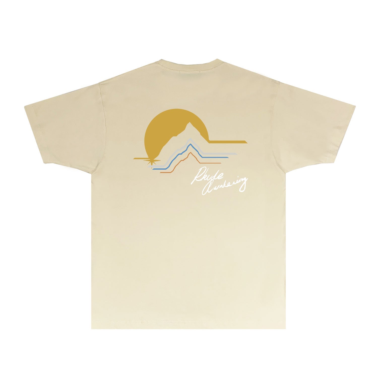 Rhude T Shirts Printed Trendy Pure Cotton