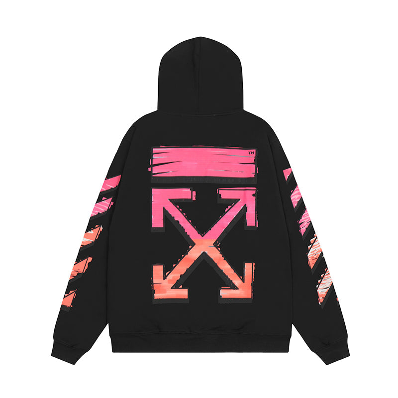 OFF WHITE Hoodie Trendy Street Style Personalized Cotton