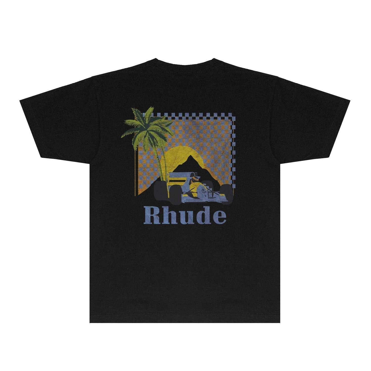 Rhude T Shirts Printed Trendy Pure Cotton