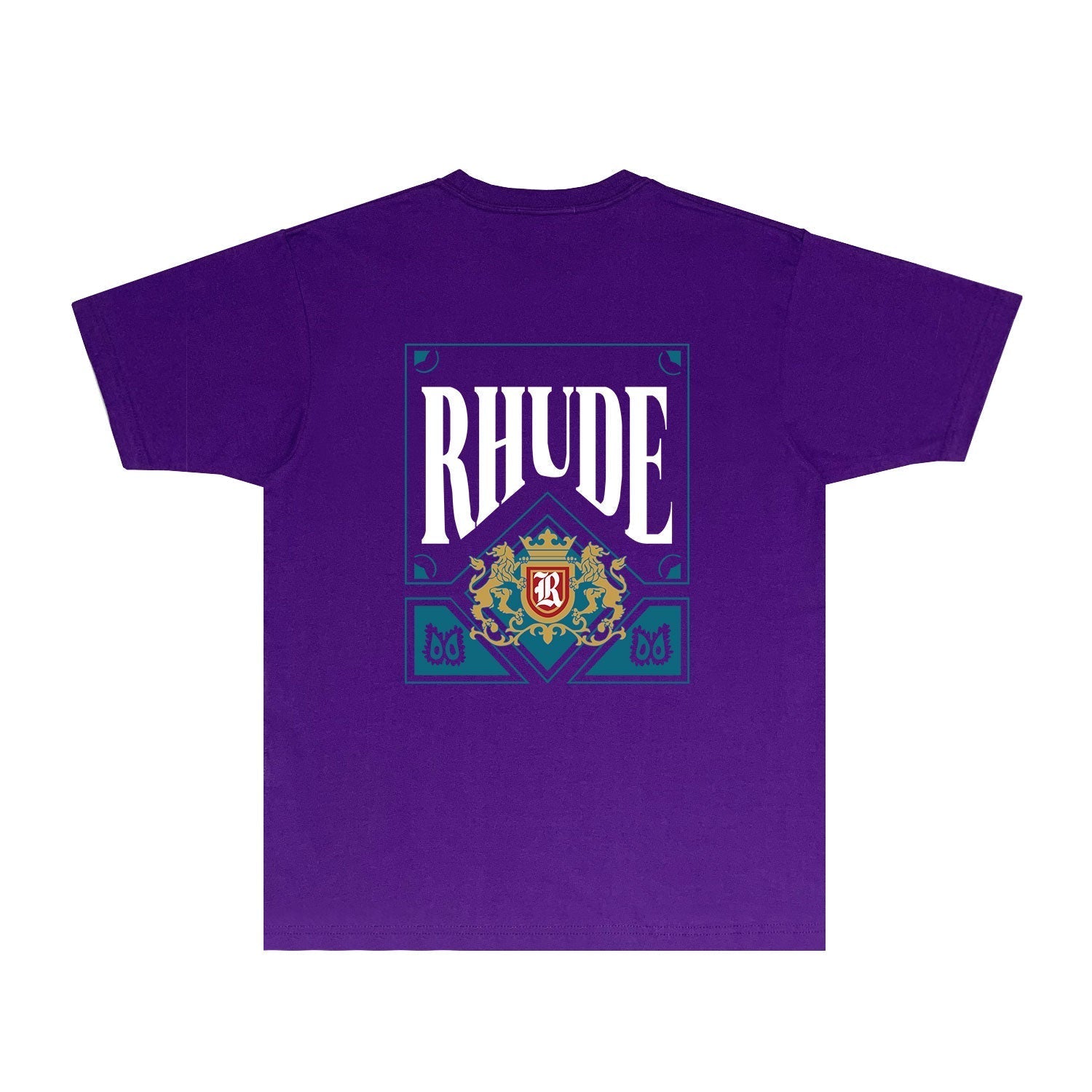 Rhude T Shirts Printed Trendy Pure Cotton