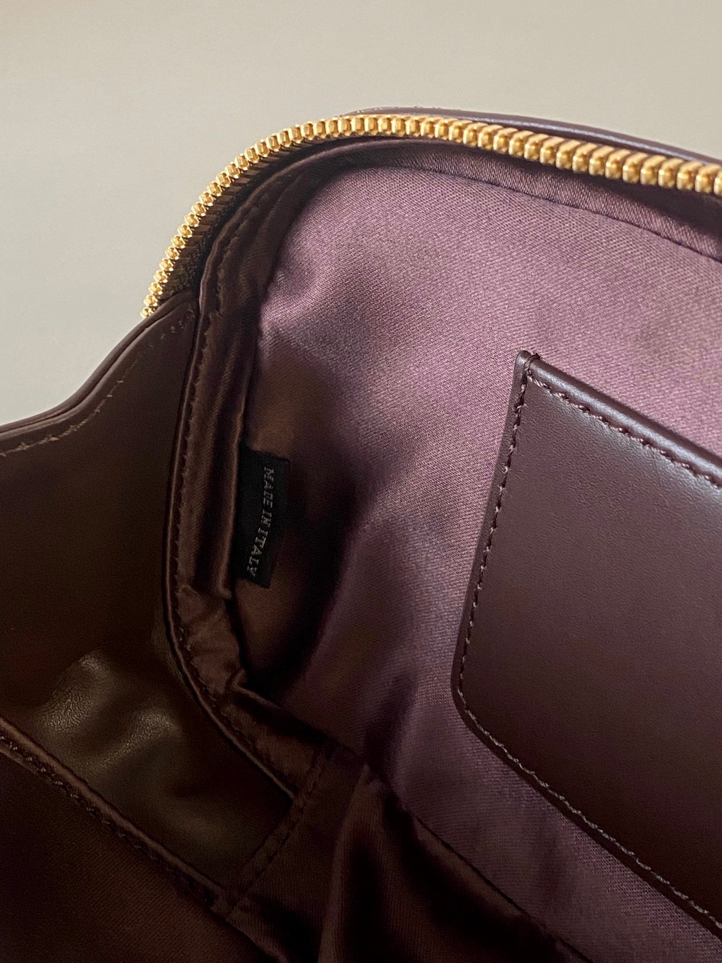 ＭＩ ＭＵ ARCADIE LEATHER MINI-BAG BRIARWOOD