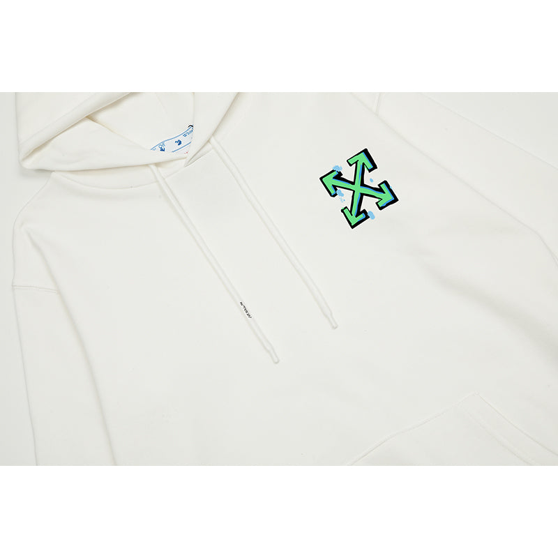 OFF WHITE Hoodie Trendy Street Style Personalized Cotton