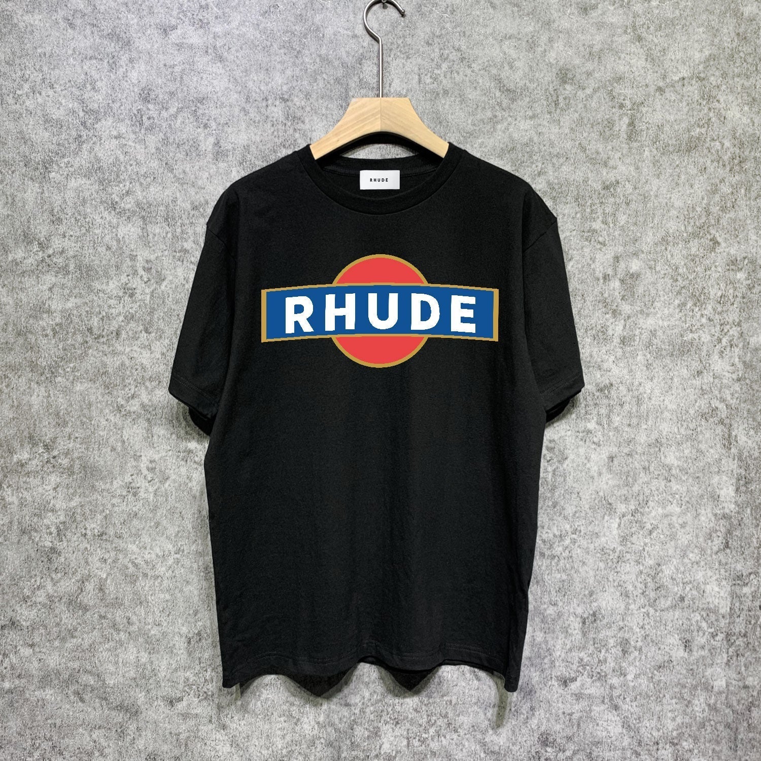 Rhude T Shirts Printed Trendy Pure Cotton