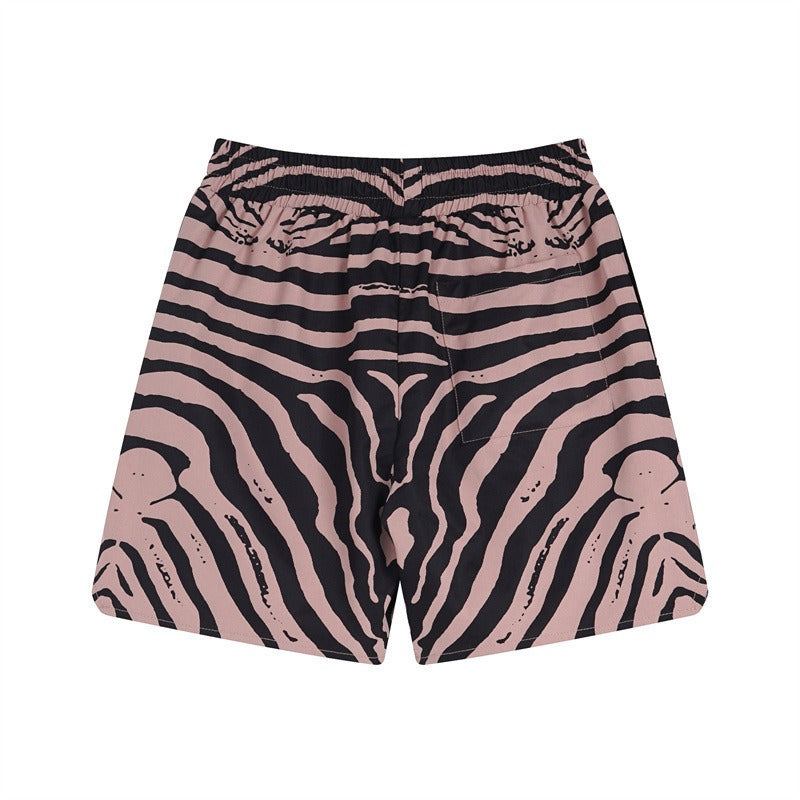 Rhude T Shirt Zebra Letter Embroidery Casual Short Sleeve Shirt, Shorts