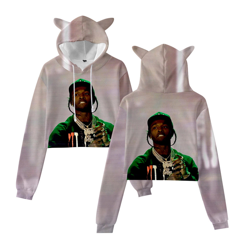 Pop Smoke Hoodies Cat Ears Hoodies