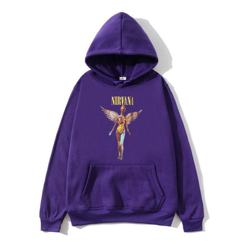 Nirvana Hoodie Ye Distressed Hoodie Sweatshirt Rock Hip Hop Men And Women