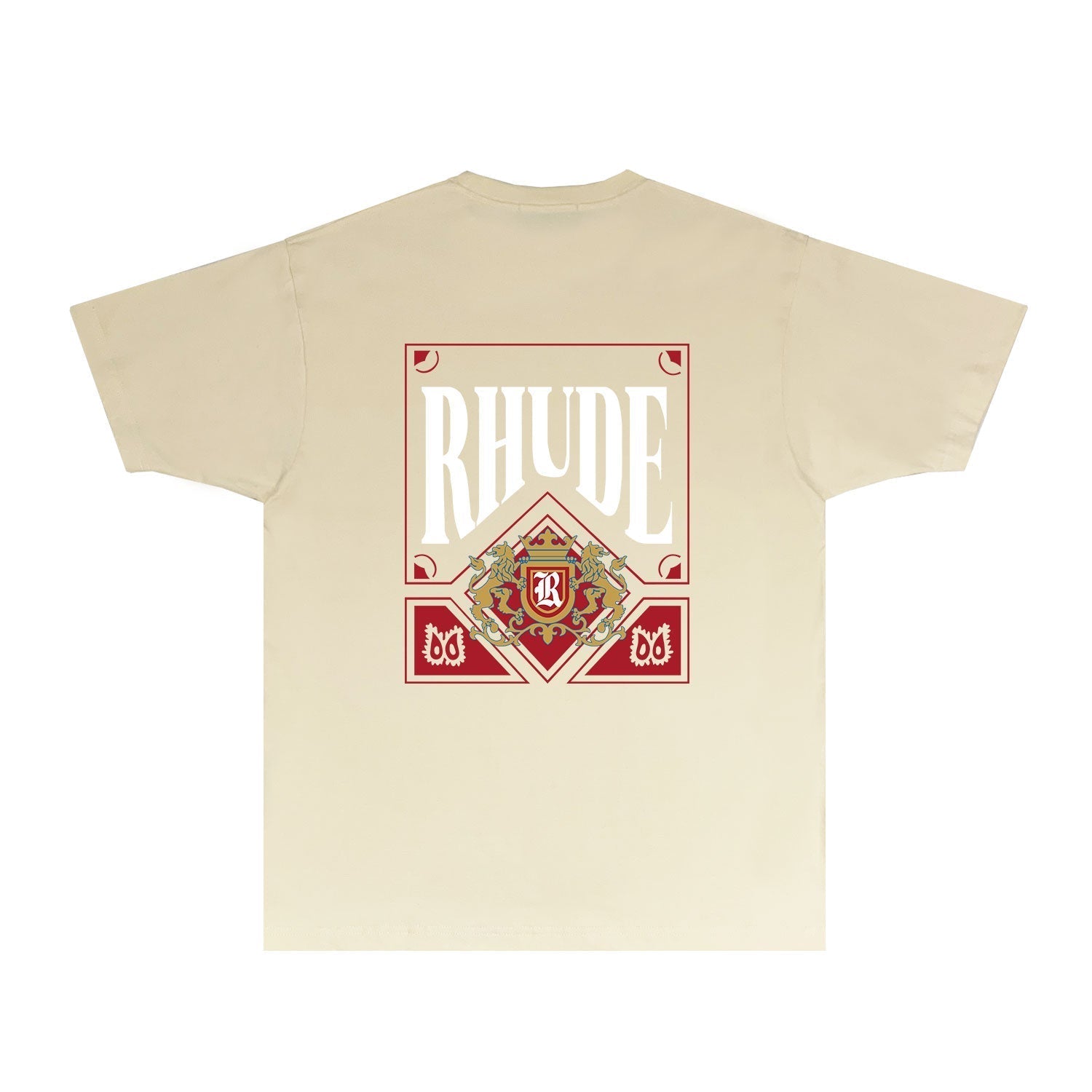 Rhude T Shirts Printed Trendy Pure Cotton