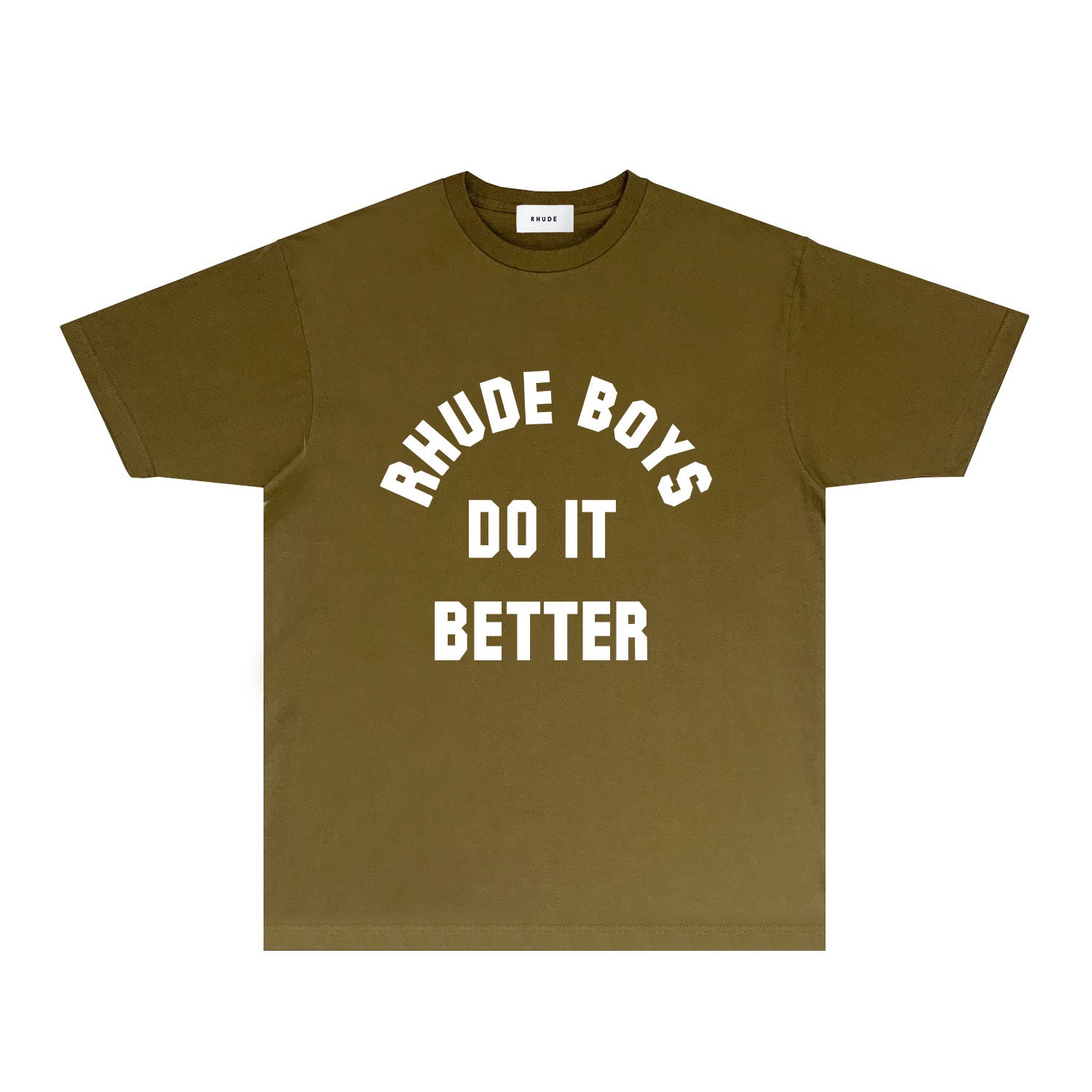Rhude T Shirts Printed Trendy Pure Cotton