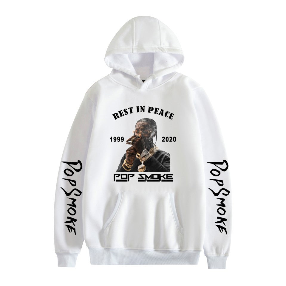 Pop Smoke Hoodies Rapper Print Casual Hooded
