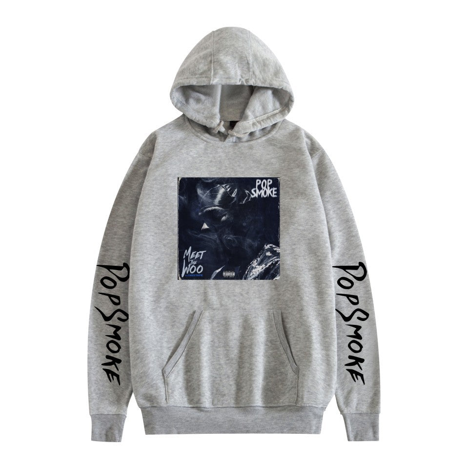 Pop Smoke Hoodies Rapper Print Casual Hooded