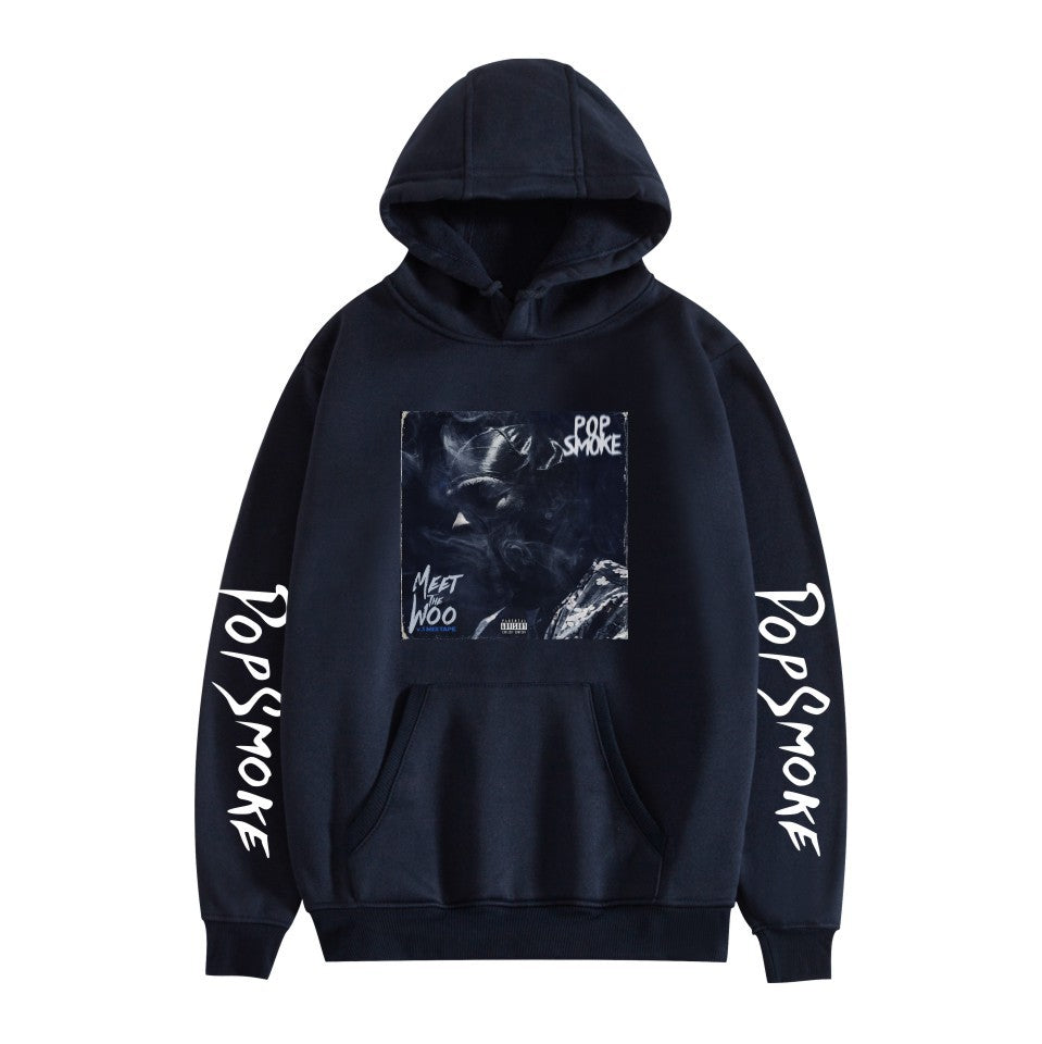 Pop Smoke Hoodies Rapper Print Casual Hooded