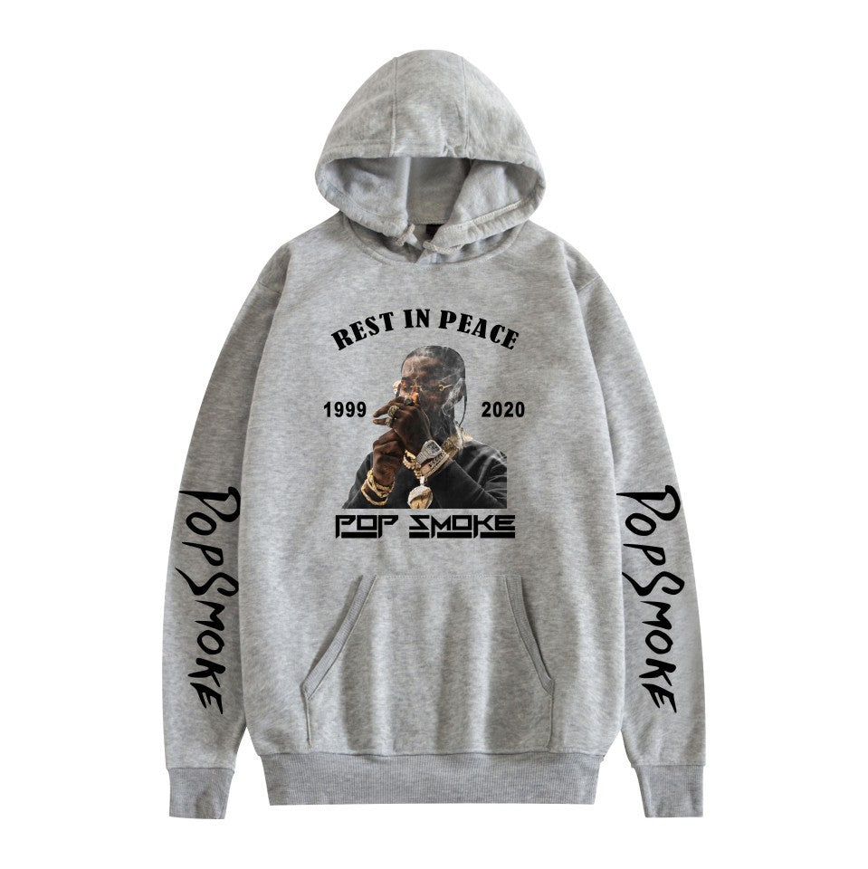 Pop Smoke Hoodies Rapper Print Casual Hooded