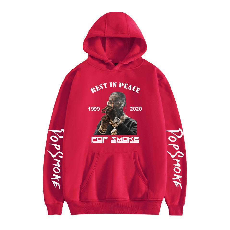 Pop Smoke Hoodies Rapper Print Casual Hooded