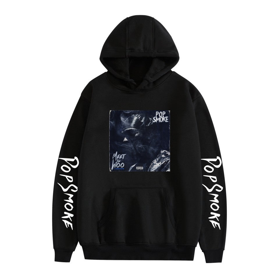 Pop Smoke Hoodies Rapper Print Casual Hooded
