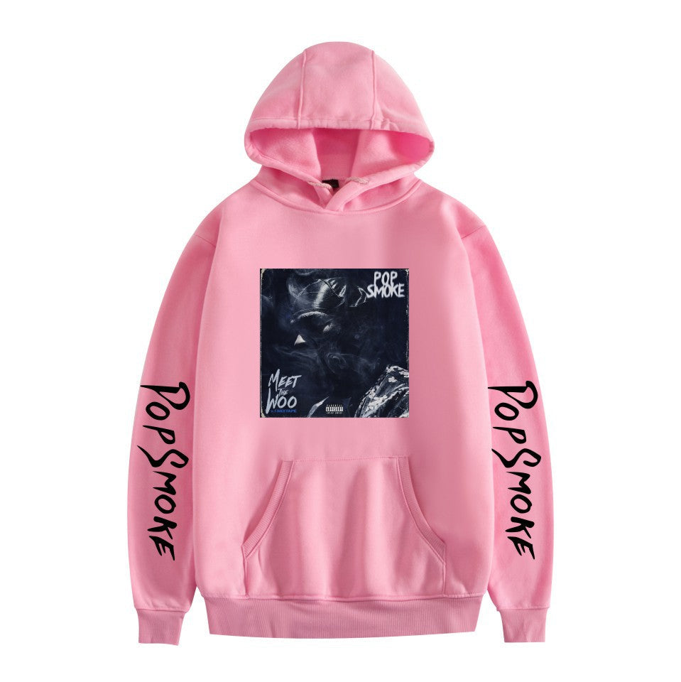 Pop Smoke Hoodies Rapper Print Casual Hooded