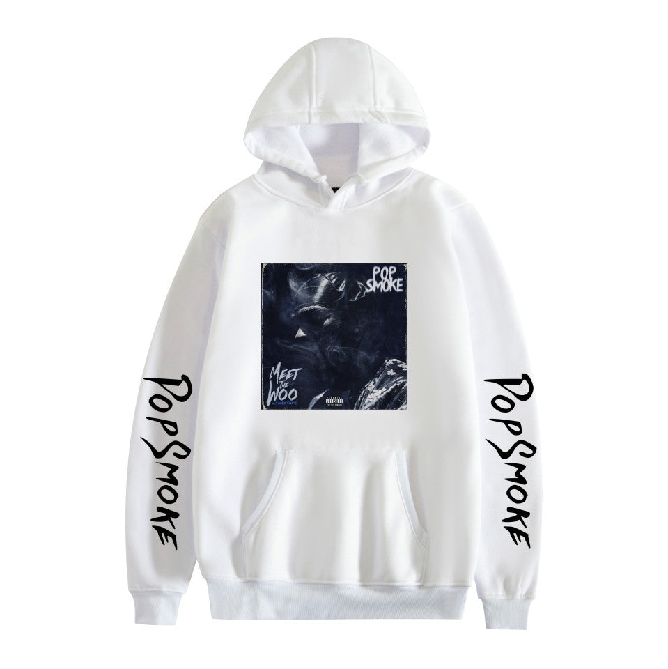 Pop Smoke Hoodies Rapper Print Casual Hooded
