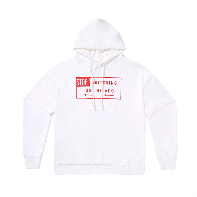 Pop Smoke Vlone Hawk Em Hoodie Loose