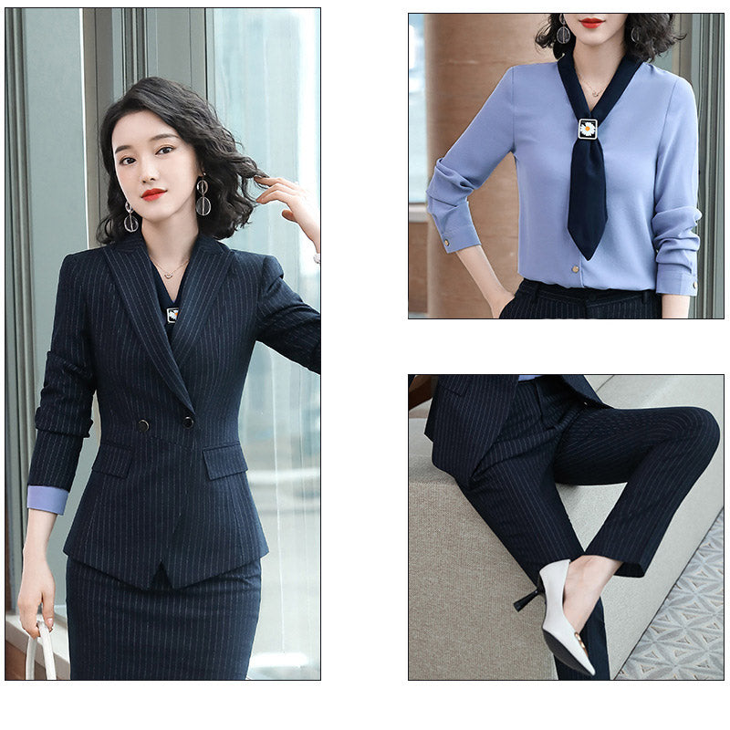 Interview Suit Women Autumn and Winter Women's Suit Jacket Women's Fashion Skirt