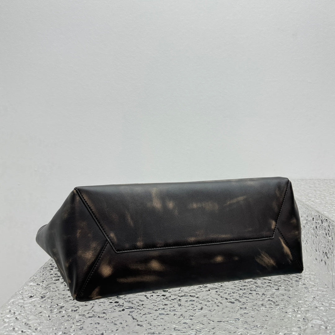 ＭＩ ＭＵ  IVY LEATHER BAG COFFE