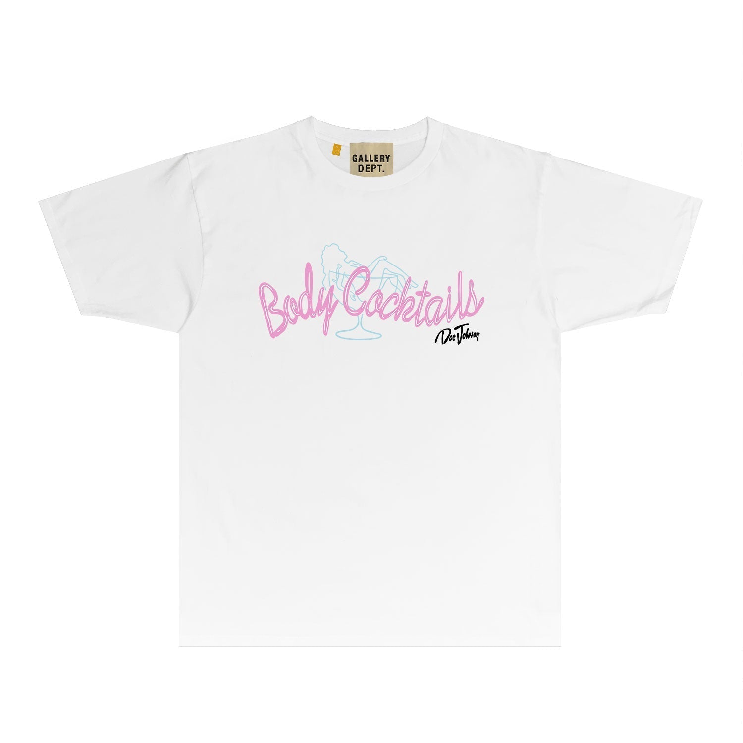 Gallery Dept T Shirt Retro Printed Loose Short-Sleeved Shirt