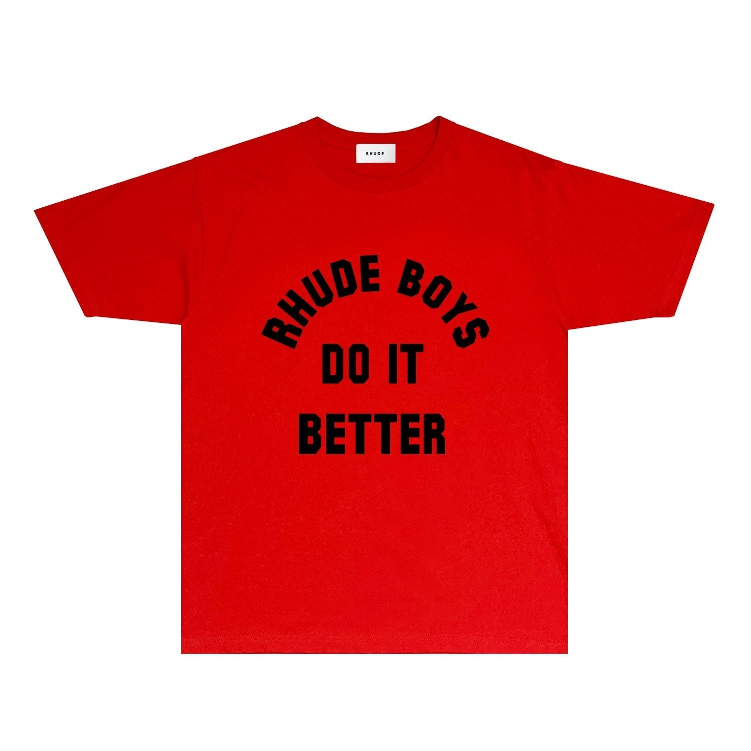Rhude T Shirts Printed Trendy Pure Cotton