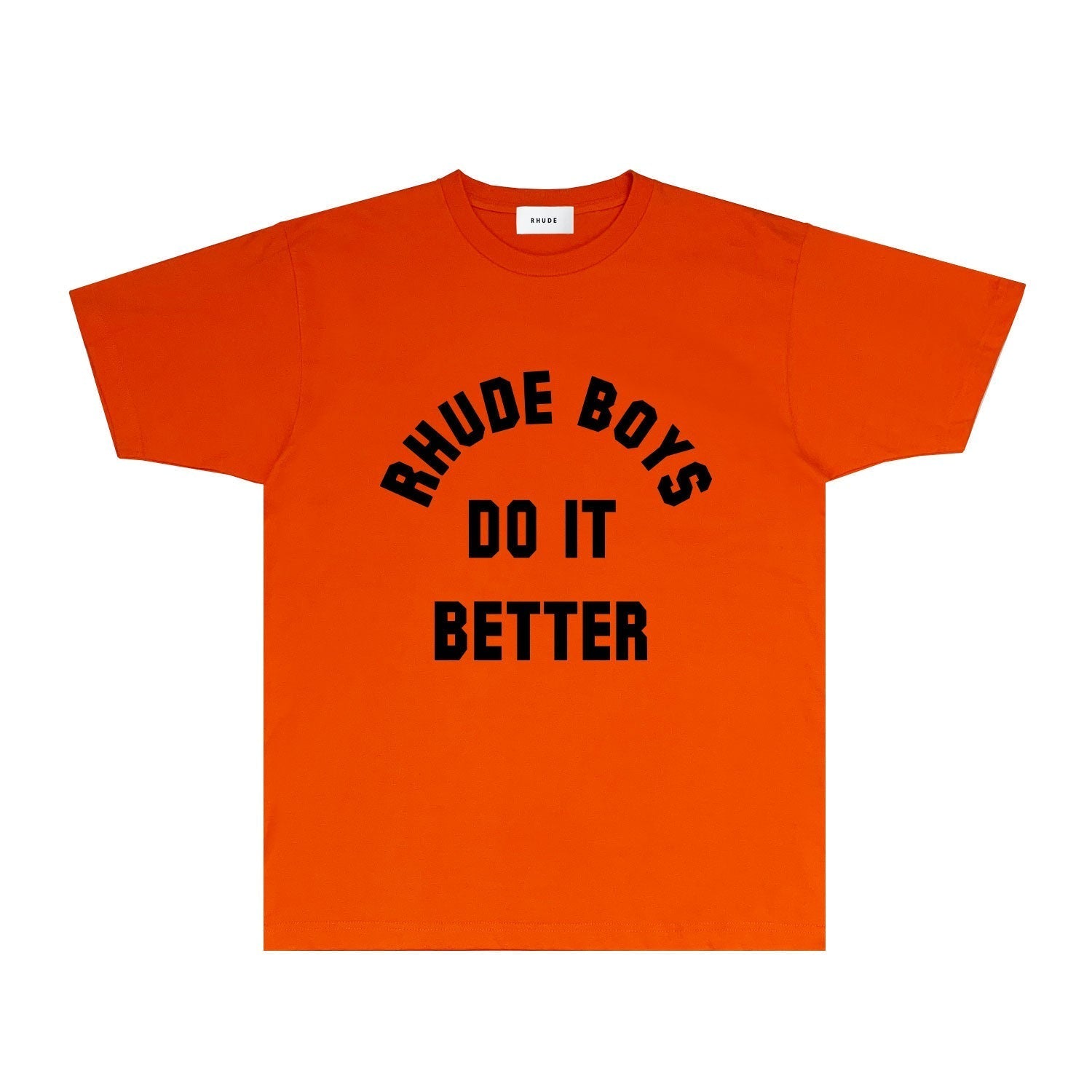 Rhude T Shirts Printed Trendy Pure Cotton