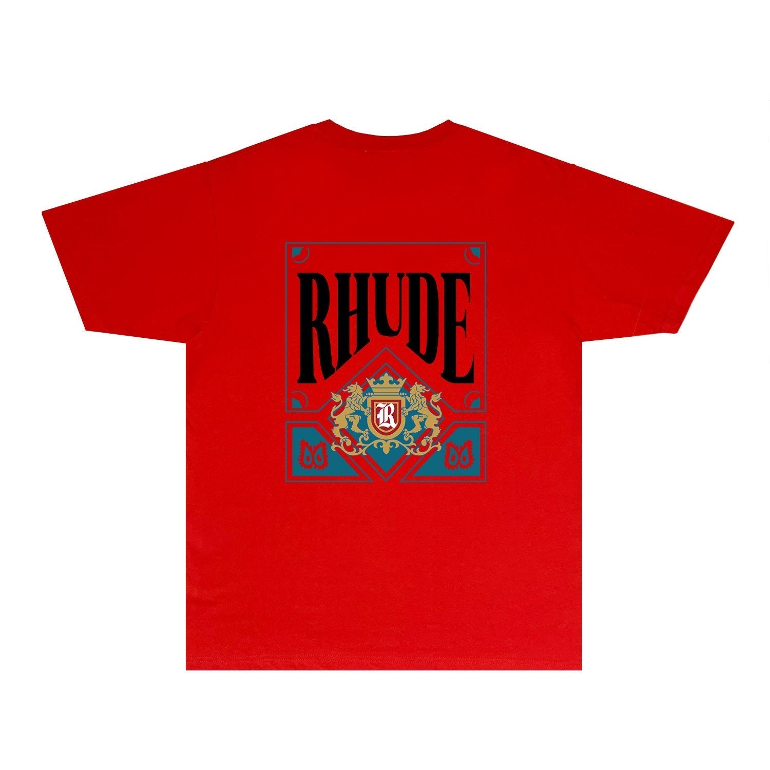 Rhude T Shirts Printed Trendy Pure Cotton