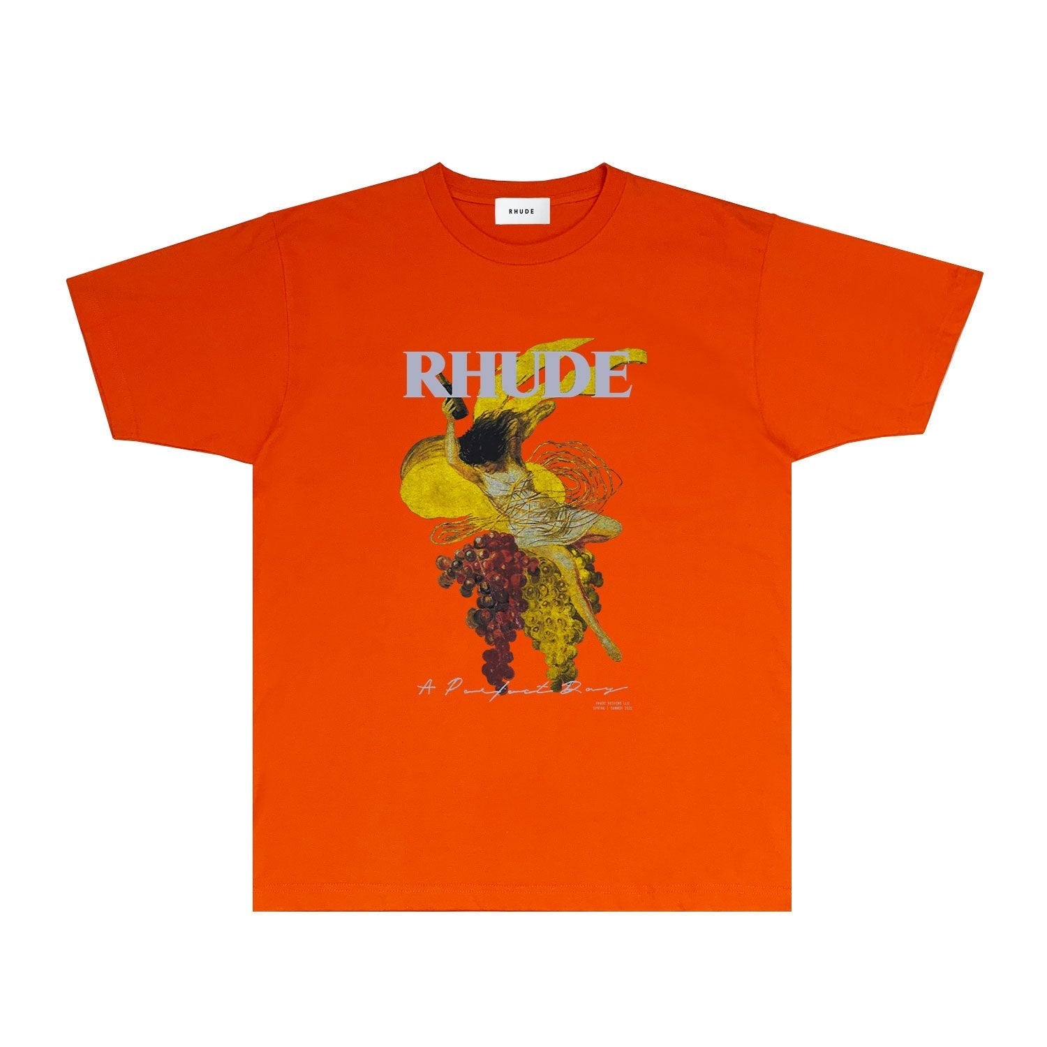 Rhude T Shirts Printed Trendy Pure Cotton