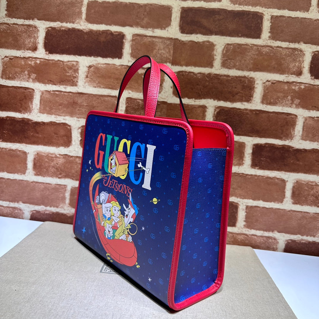 ＧＣＣＩKIDS X J E T S O N S ALL-OVER PRINTED TOTE BAG