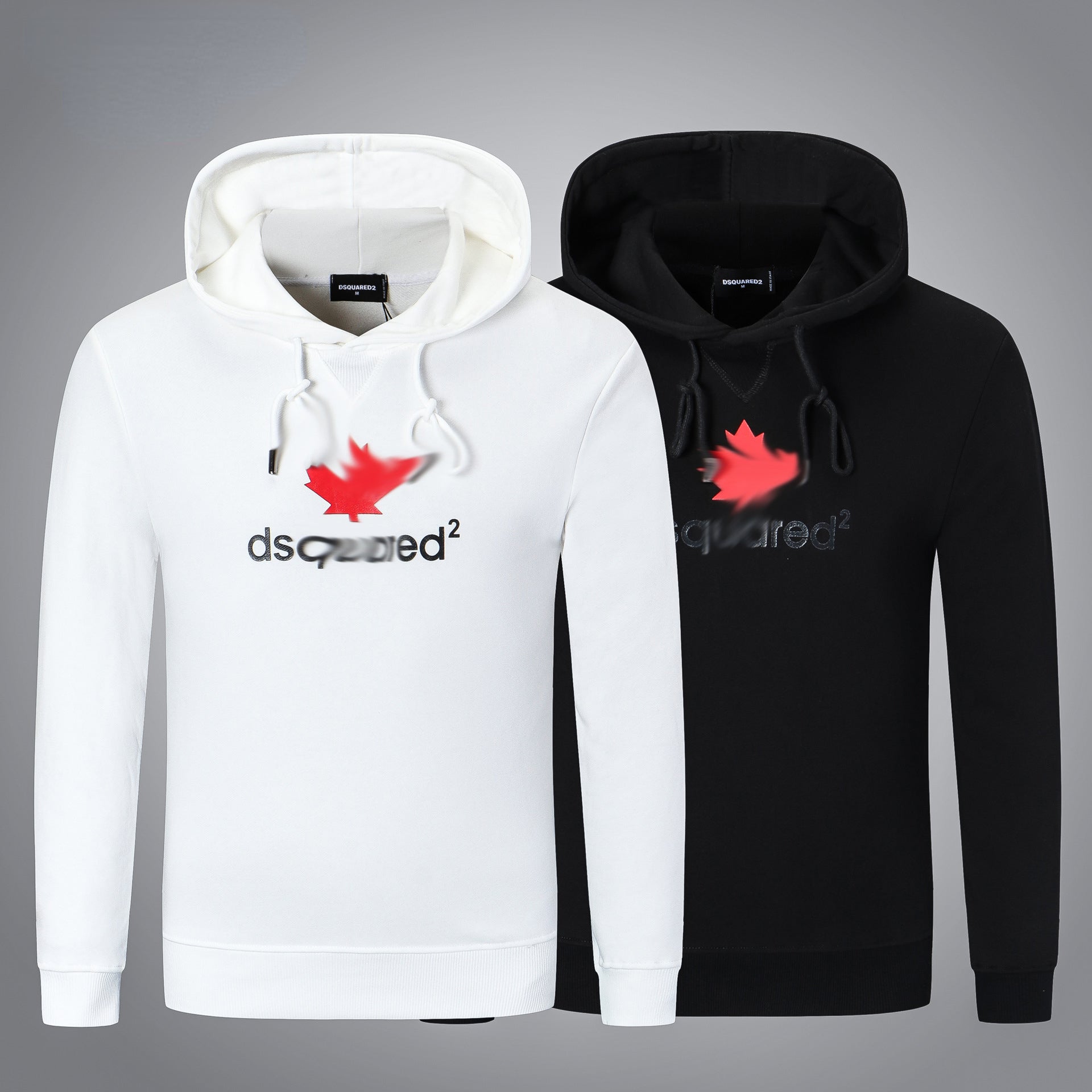 Dsq2 Hoodie DSQ Lian D2 Autumn and Winter Printing Sweater Trendy Men