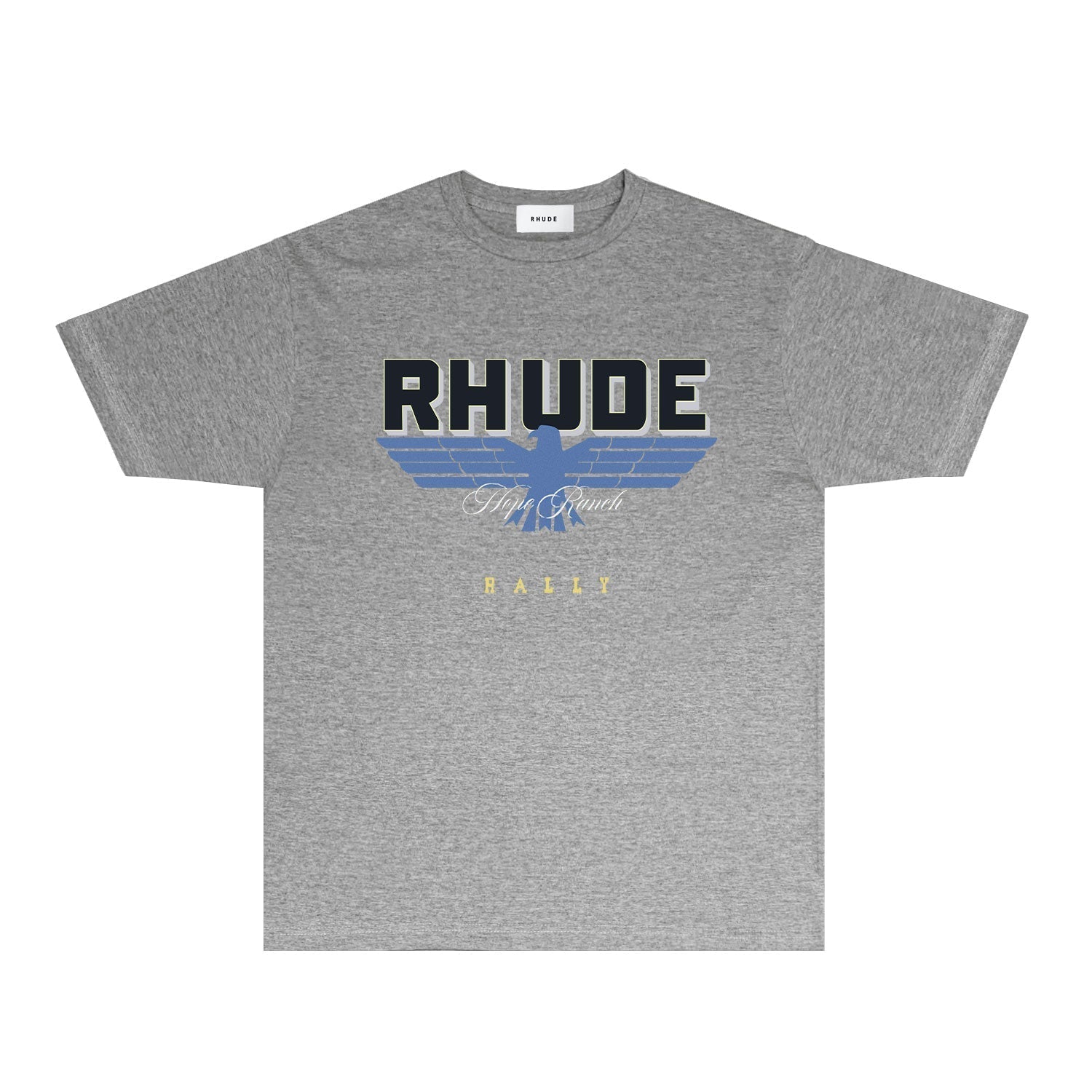 Rhude T Shirts Printed Trendy Pure Cotton