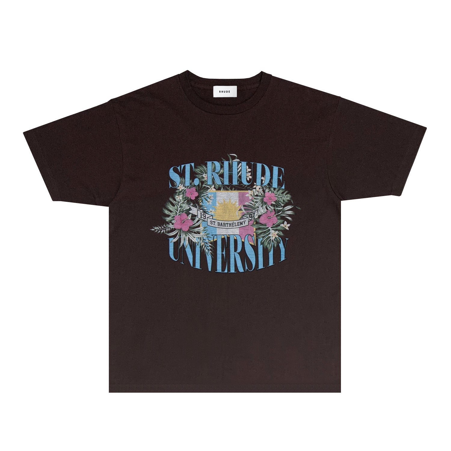Rhude T Shirts Printed Trendy Pure Cotton