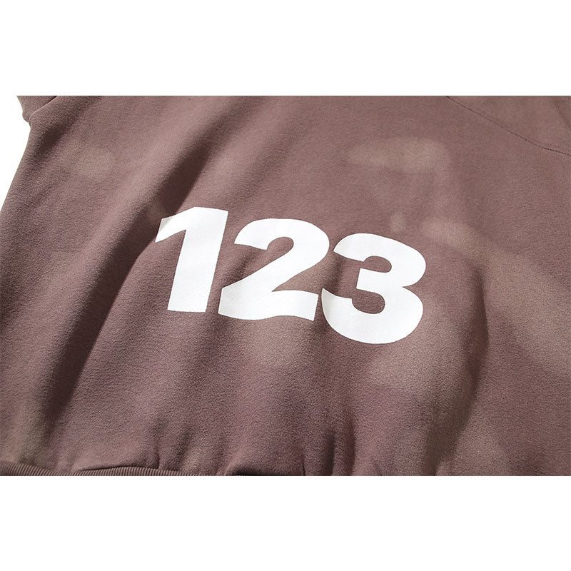 Kanye West Sunday Service Hoodie Vintage Distressed Graffiti Hoodie Loose Autumn And Winter