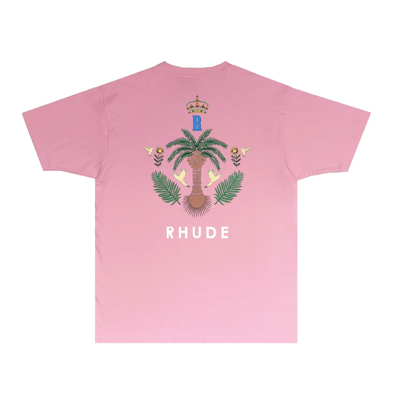 Rhude T Shirts Printed Trendy Pure Cotton