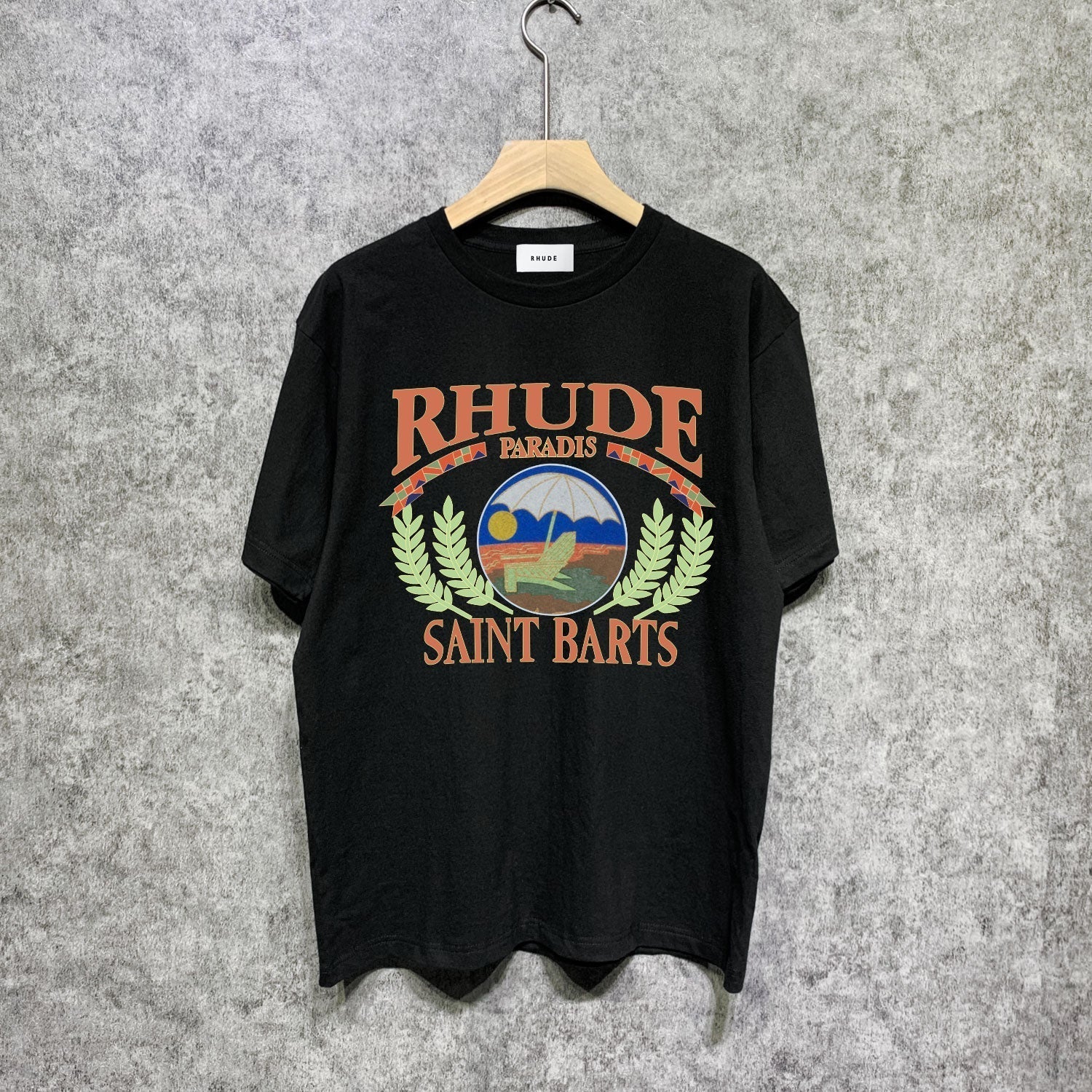 Rhude T Shirts Printed Trendy Pure Cotton