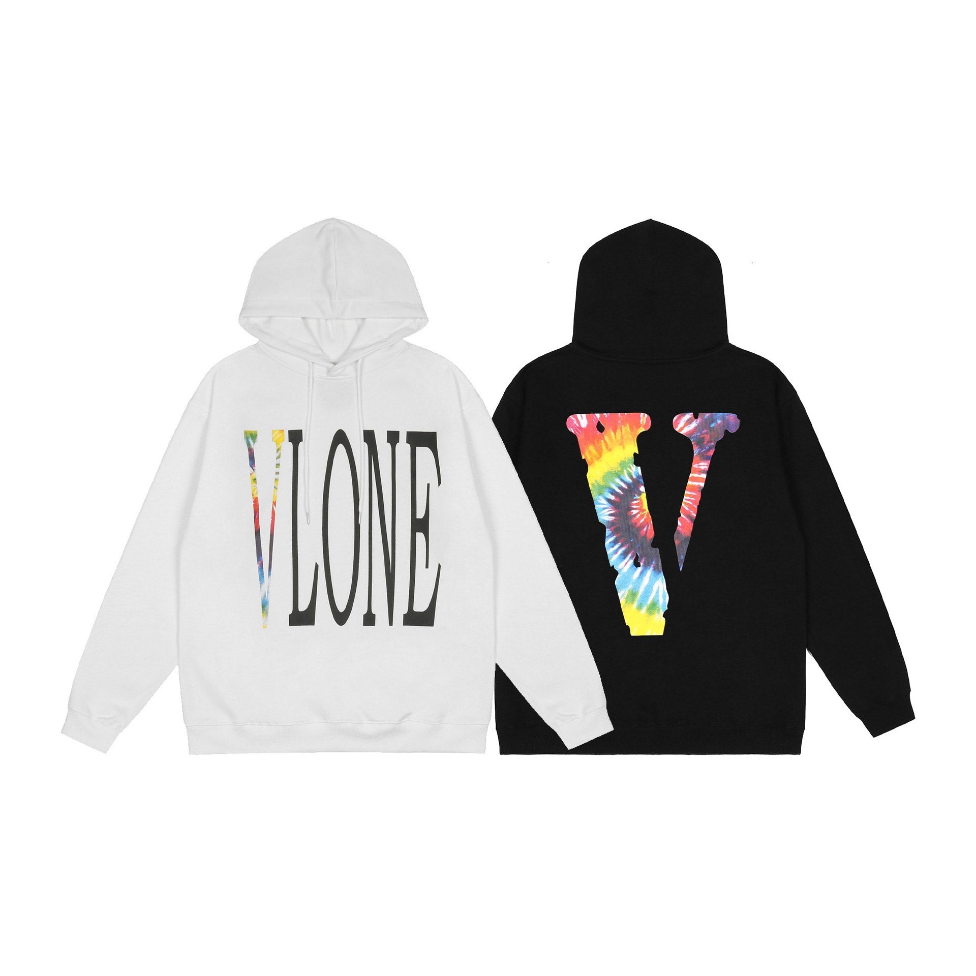Vlone Hoodie Sweater Men'S Hooded Large V Printed Casual Trend Hoodie