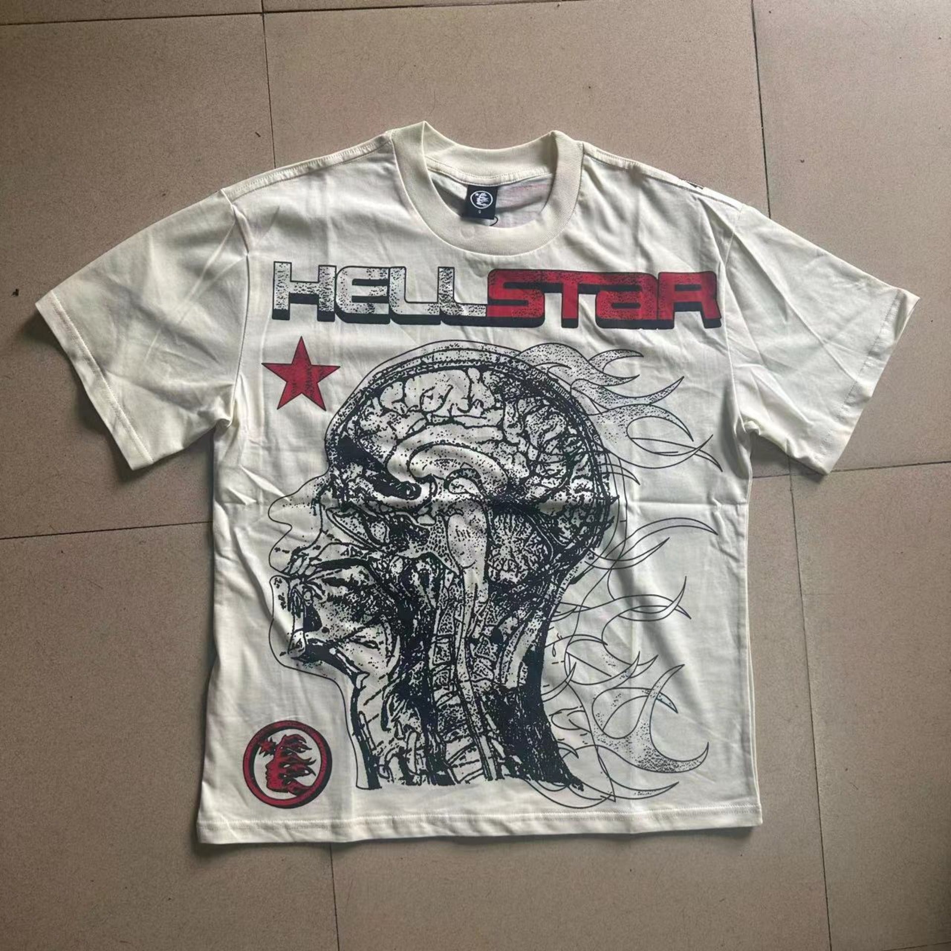 Hellstar T Shirt Graffiti Printing