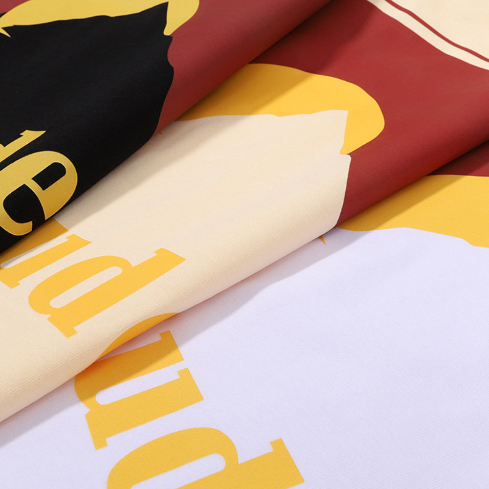 Rhude T Shirt Sunset Design Sense Printed Short Sleeve T-Shirt