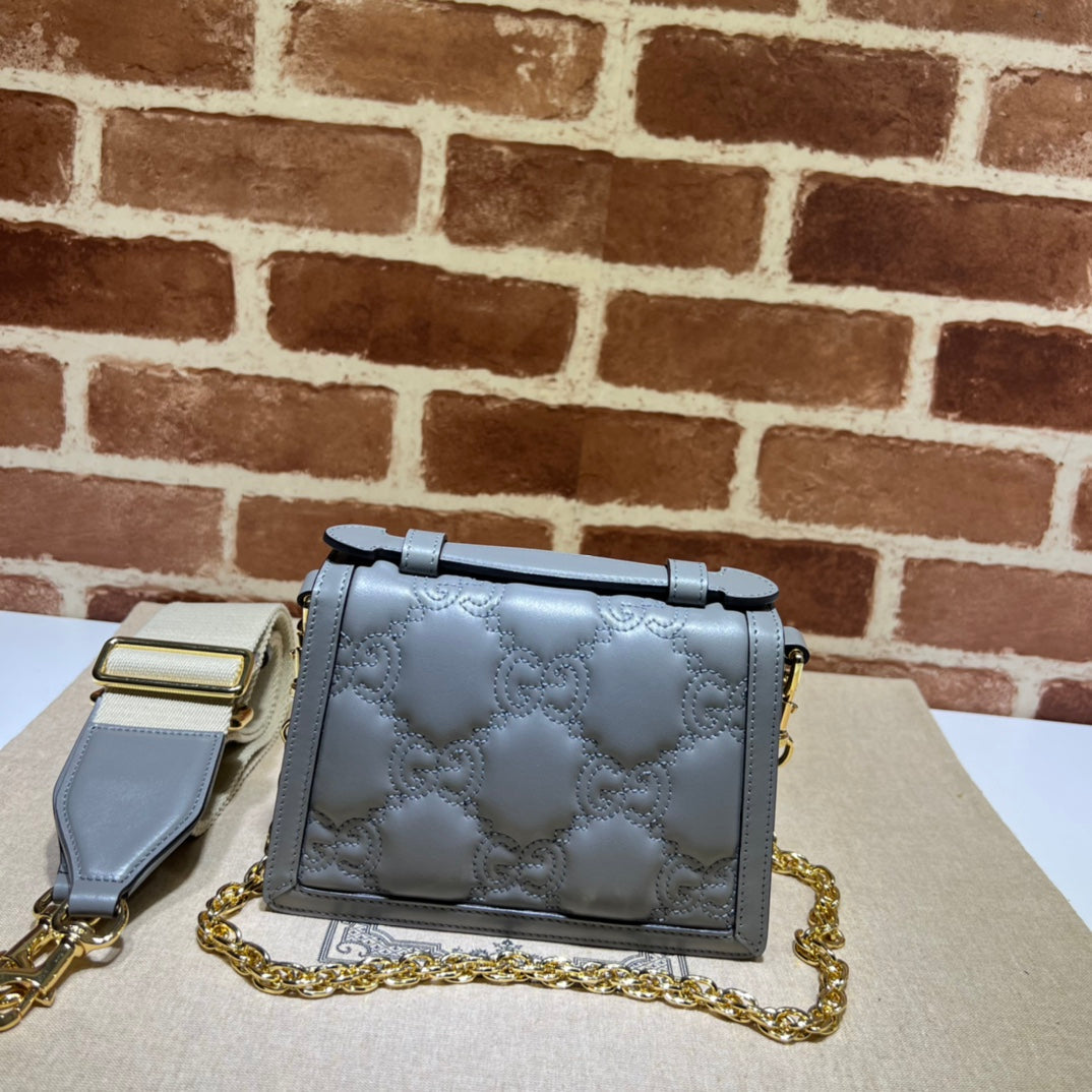ＧＣＣＩGG MARMONT TOP HANDLE BAG GREY