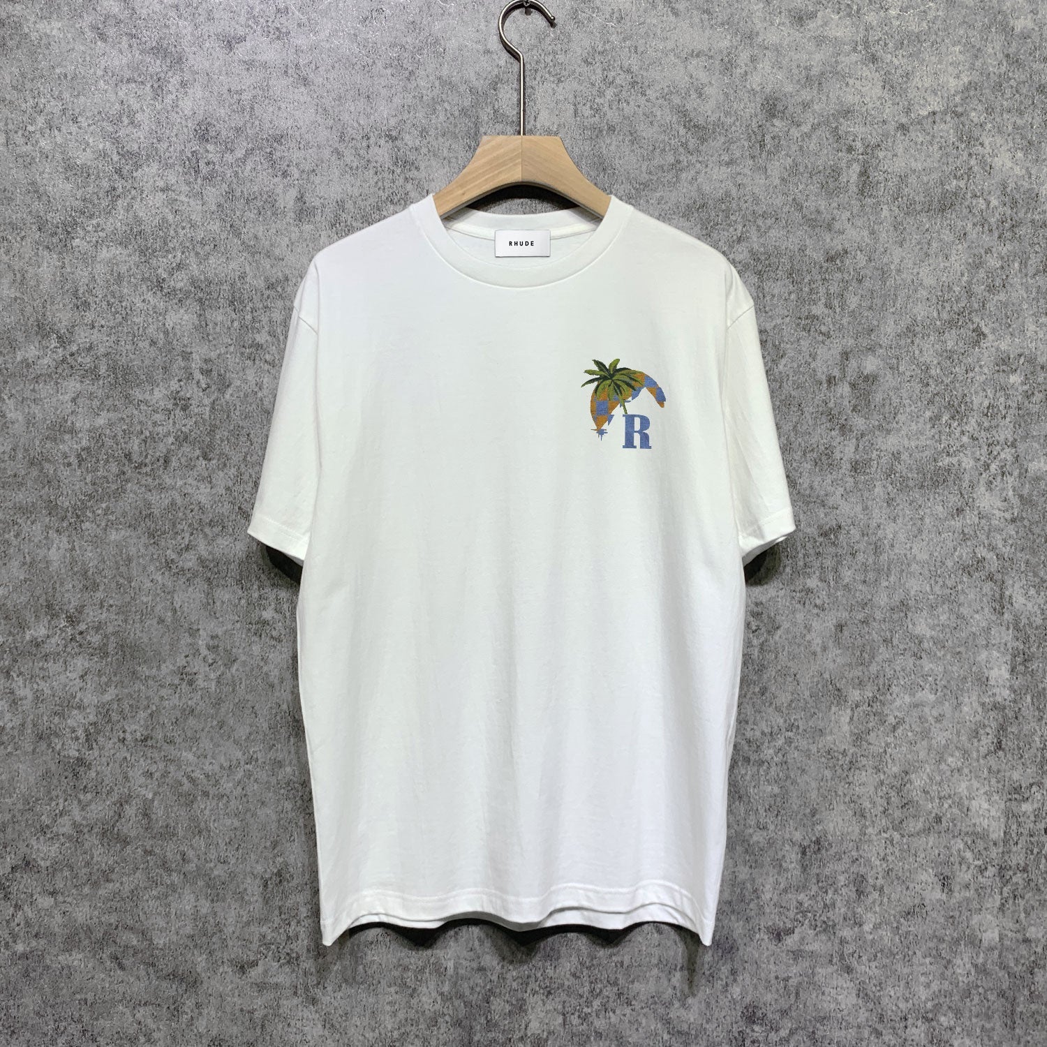 Rhude T Shirts Printed Trendy Pure Cotton