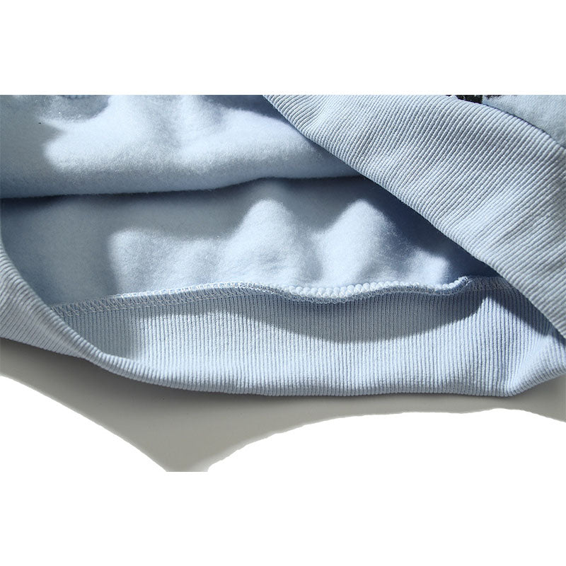 Kanye West Sunday Service Hoodie Autumn And Winter Music Festival Skull Velvet Padded Hooded Sweatshirt