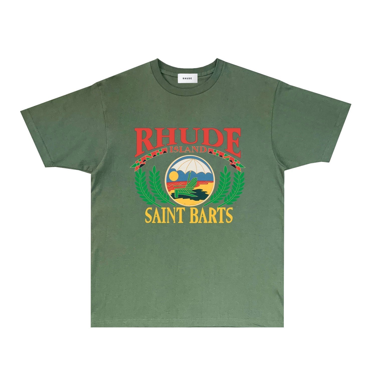 Rhude T Shirts Printed Trendy Pure Cotton