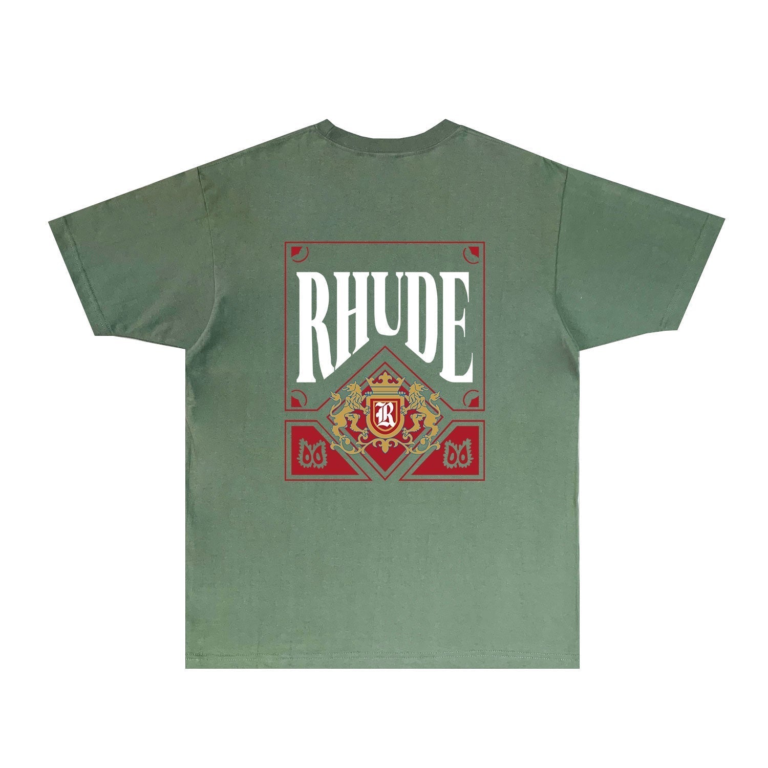 Rhude T Shirts Printed Trendy Pure Cotton