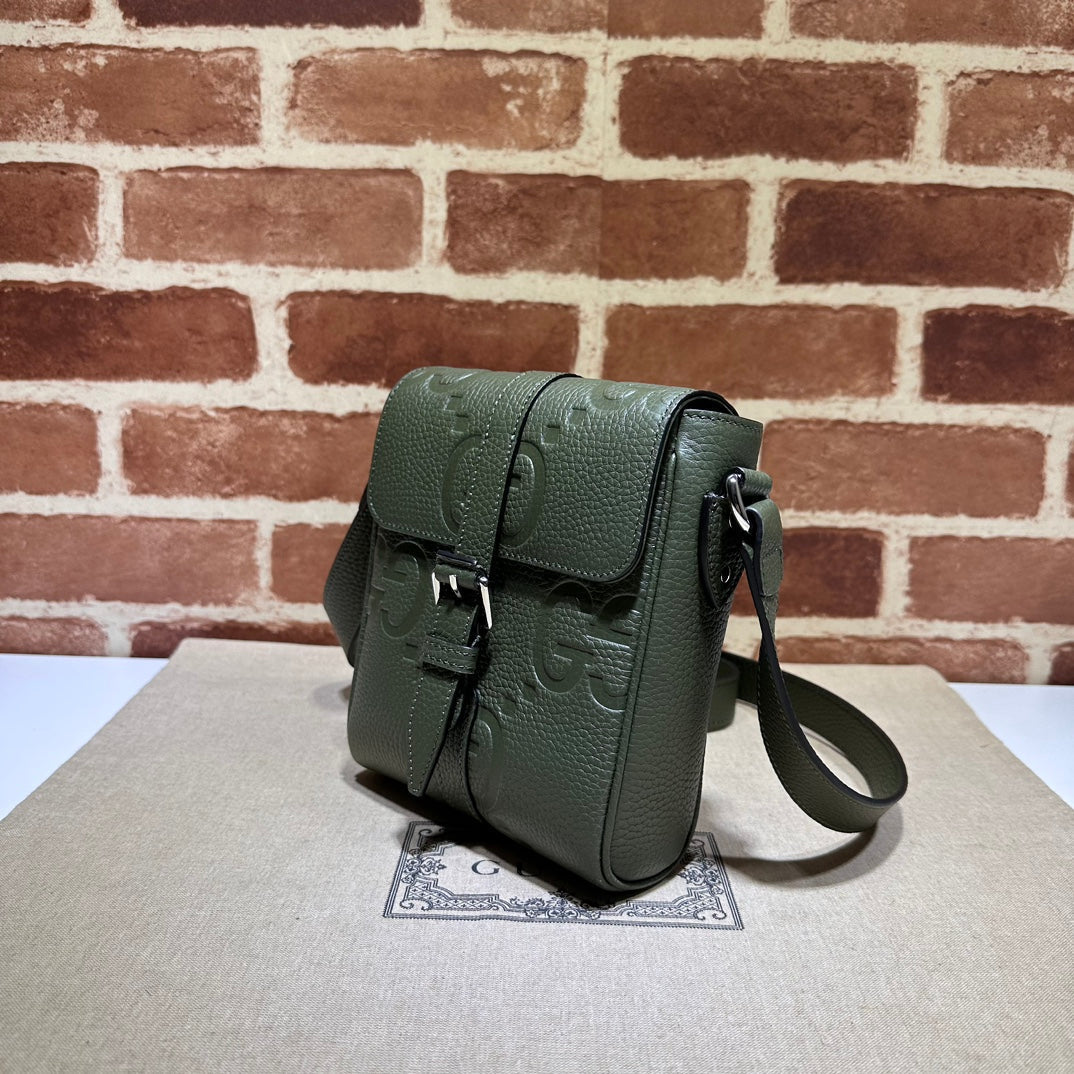 ＧＣＣＩJUMBO GG SMALL MESSENGER BAG GREEN
