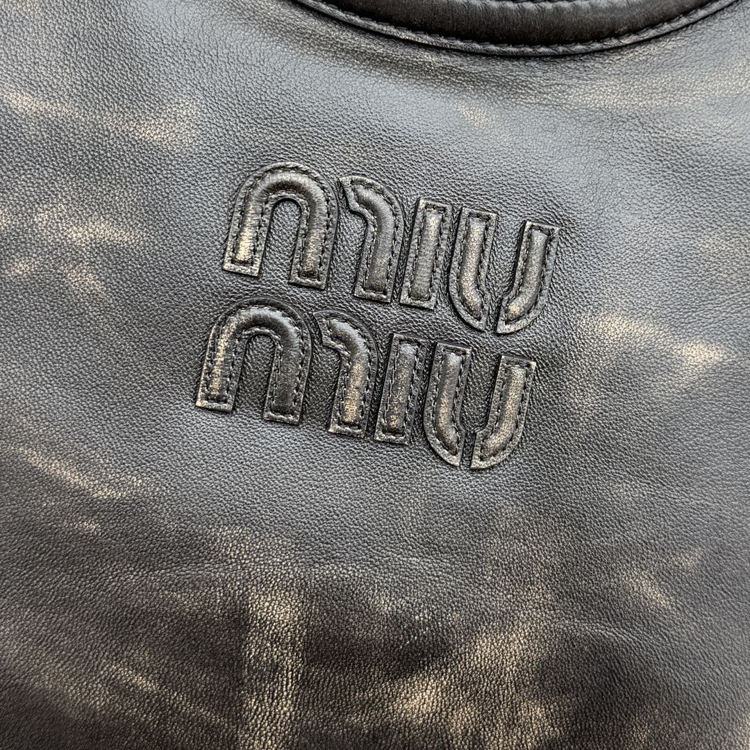 ＭＩ ＭＵ  IVY LEATHER BAG COFFE