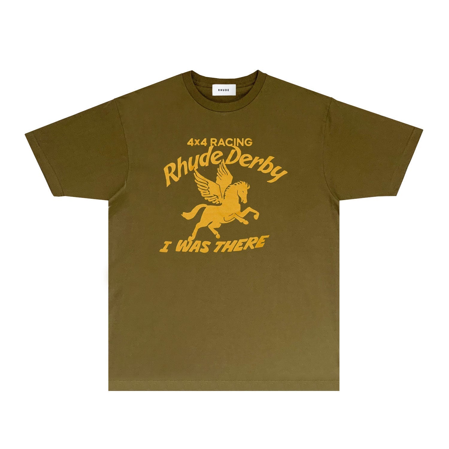 Rhude T Shirts Printed Trendy Pure Cotton